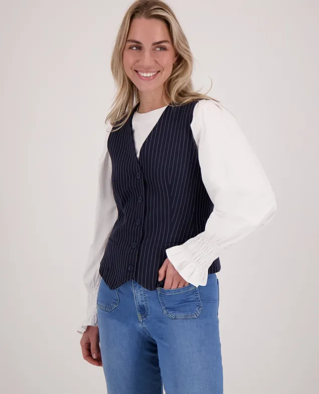 Gilet Pinstripe