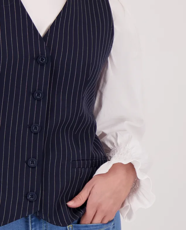 Gilet Pinstripe