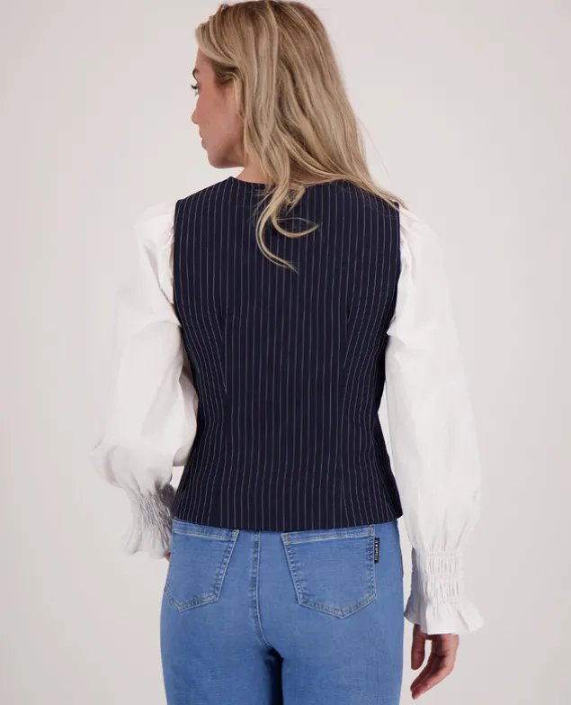 Gilet Pinstripe