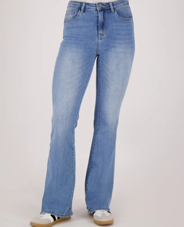 Pant Flare Superstretch Denim