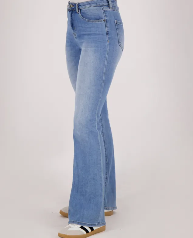 Pant Flare Superstretch Denim