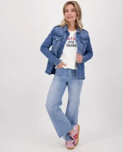 Pant Flare Superstretch Denim