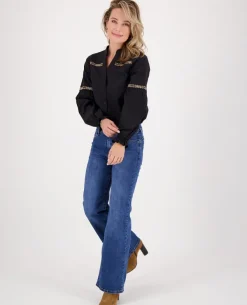 Pant Flare Superstretch Denim