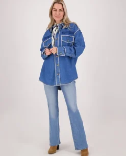 Pant Flare Superstretch Denim