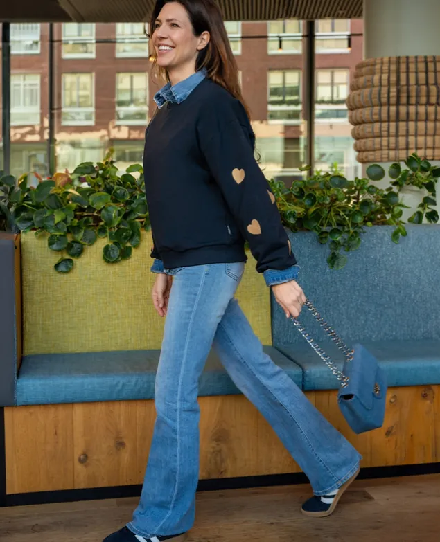 Pant Flare Superstretch Denim