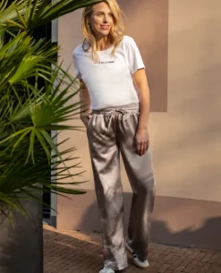 Pant Satin Straight