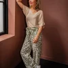 Pant Straight Panthère