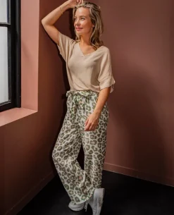 Pant Straight Panthère