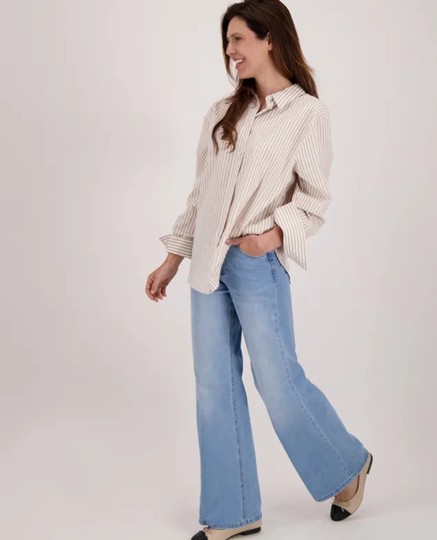 Pant Straight Stretch Denim