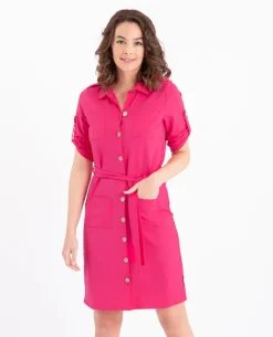 Shirt Dress Travel Pockets