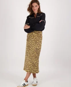 Skirt Panthère Stretch Denim