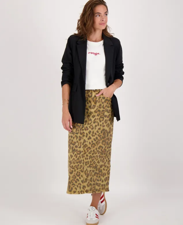 Skirt Panthère Stretch Denim